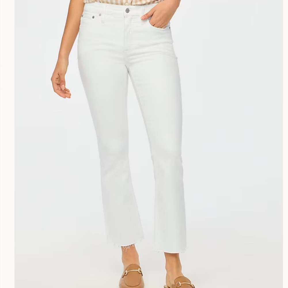 J. Crew Mid-Rise Flare Crop